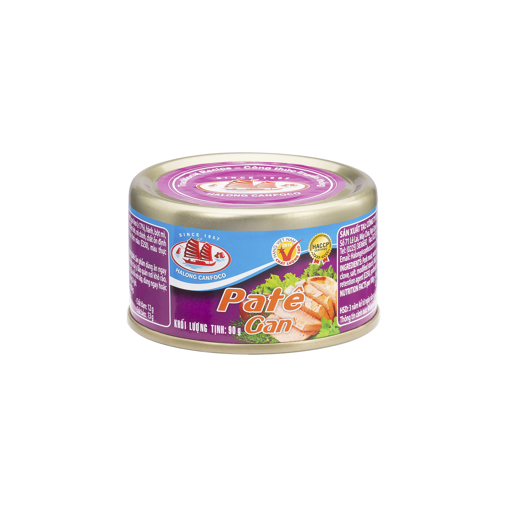 Pate gan heo 90g - Đồ Hộp Hạ Long