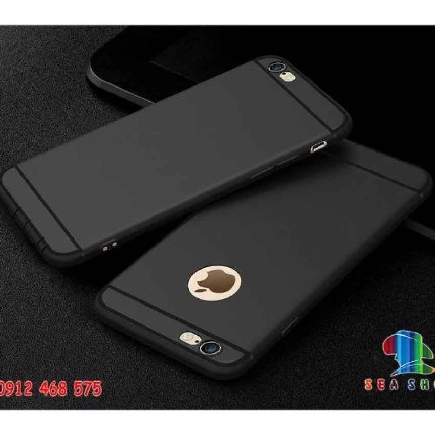 [TẶNG CƯỜNG LỰC]Ốp lưng Iphone 6 Plus - 6S Plus silicon đen