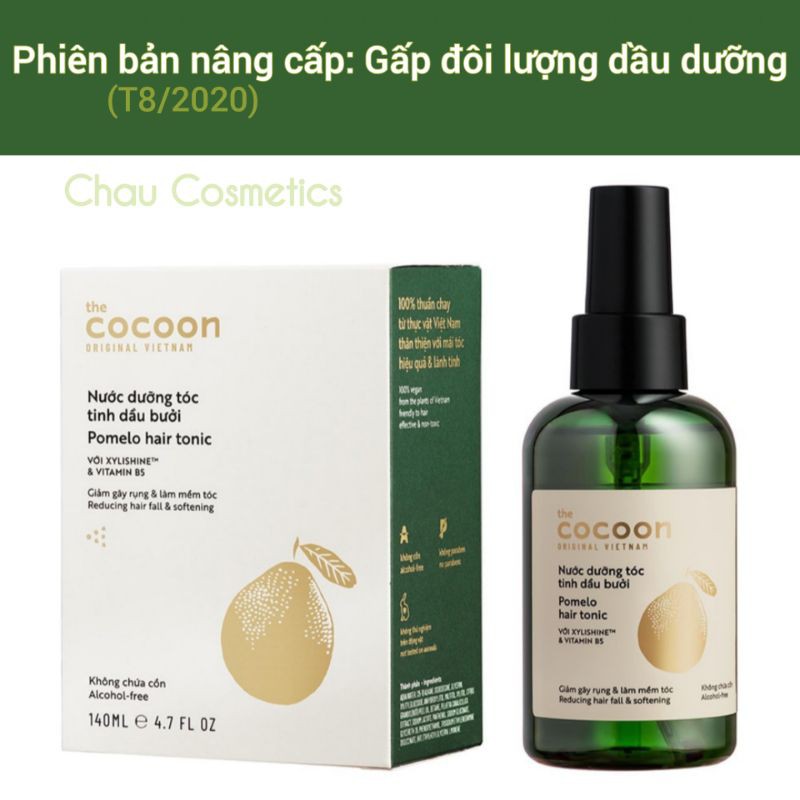 Nước Dưỡng Tóc Tinh Dầu Bưởi Cocoon 140Ml