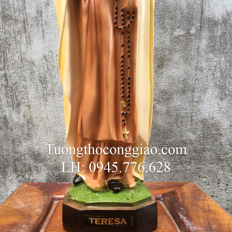 Tượng bà Thánh Teresa 40cm composite