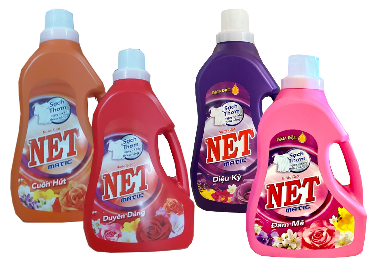 [HCM] Nước Giặt Net Matic  3.3L 4 màu