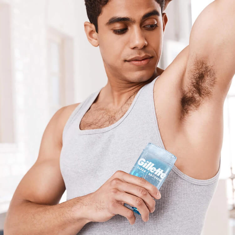 Gel khử mùi Gillette 107g (Nhập khẩu từ Mỹ - Gel trong suốt - Khử mùi suốt 48h)