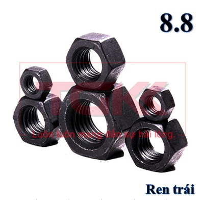 Đai ốc ren trái 8.8 M5-M12