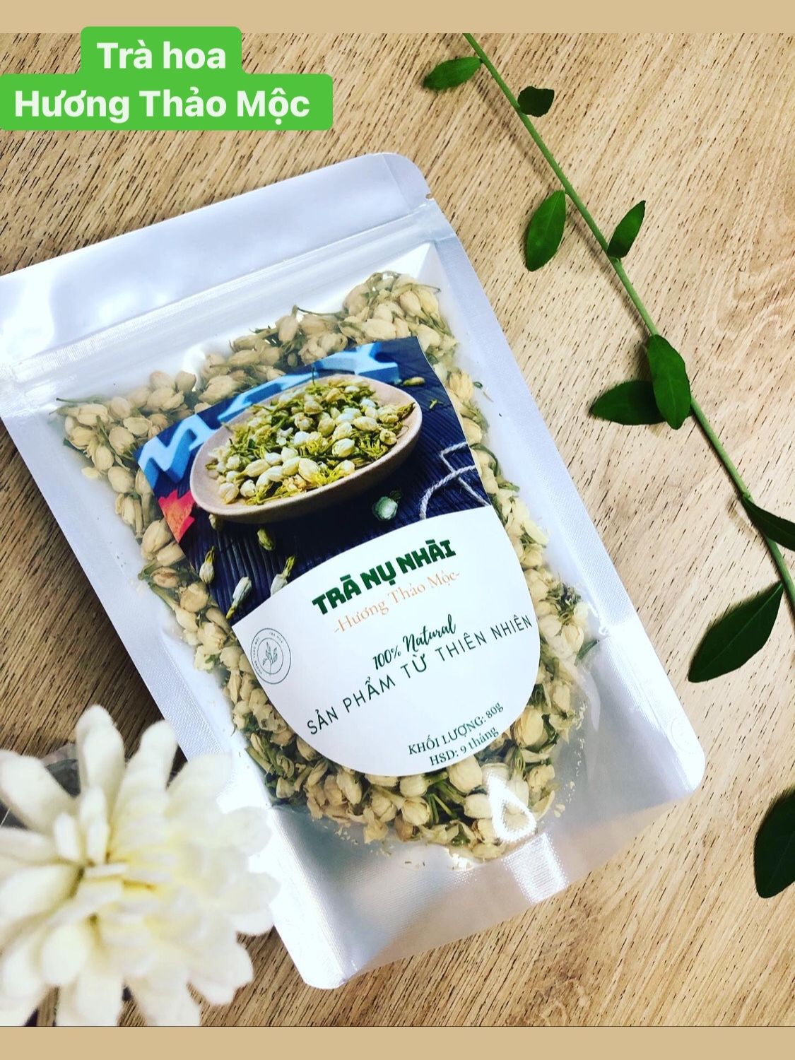 Trà Nụ Nhài (Hoa Lài) - Trà Hoa Natural Thảo Mộc