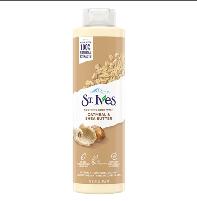 Sữa tắm st.ives muối biển/ cam chanh/ yến mạch và bơ. loại 650ml và 473ml.