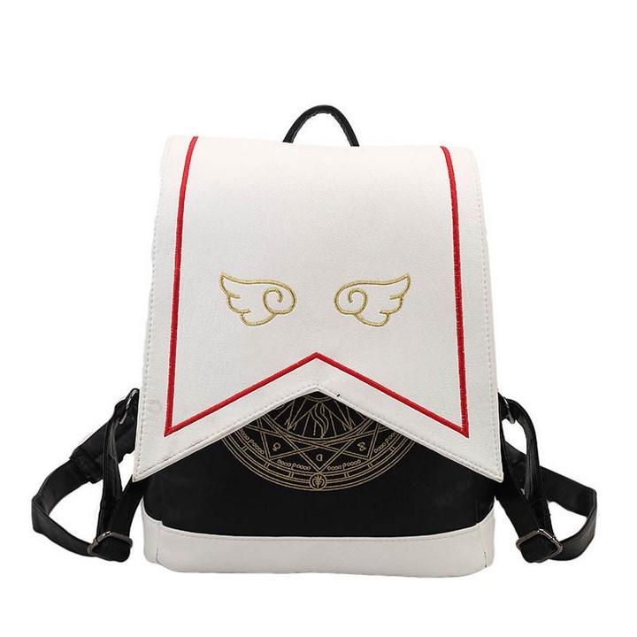 Balo Cardcaptor Sakura cánh thiên thần nam nữ đựng hộp bút bóp vở viết đi học tiện dụng đáng yêu xinh xắn