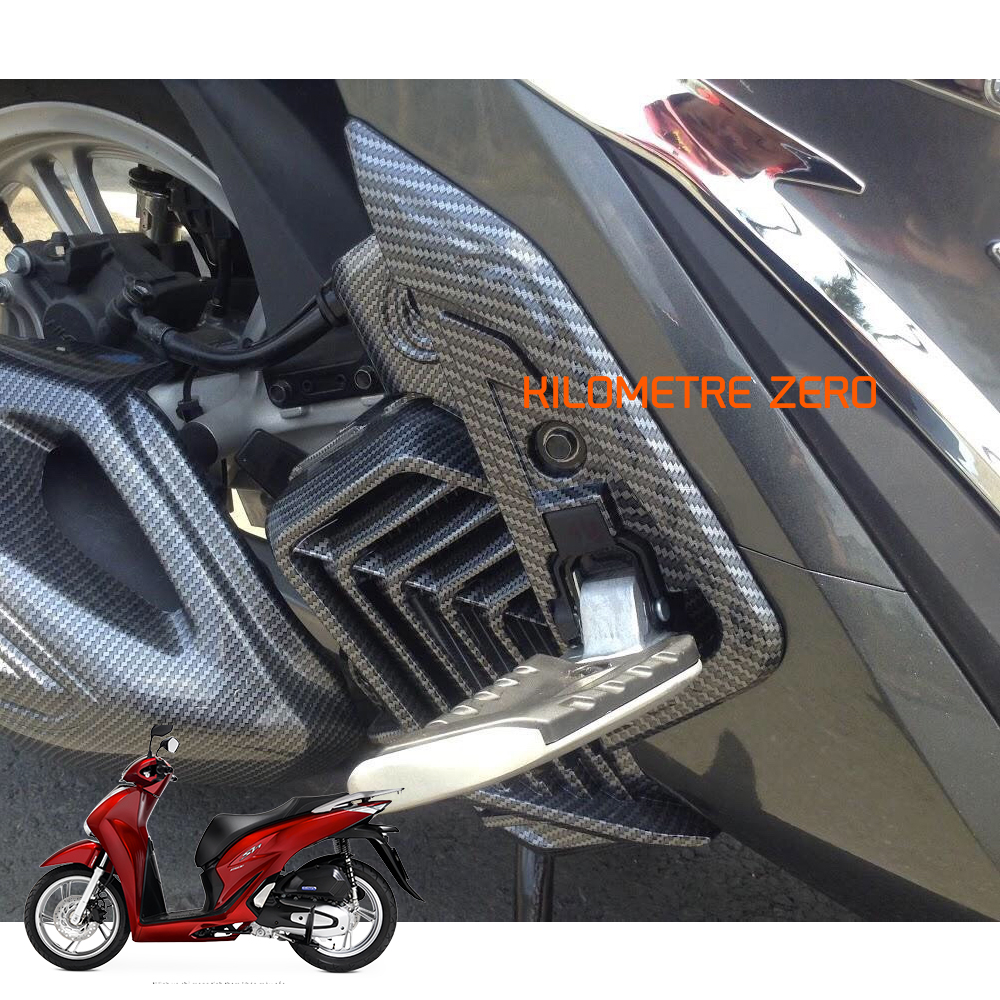 Ốp Gác Chân Sau SH 2020 Nhựa Xi