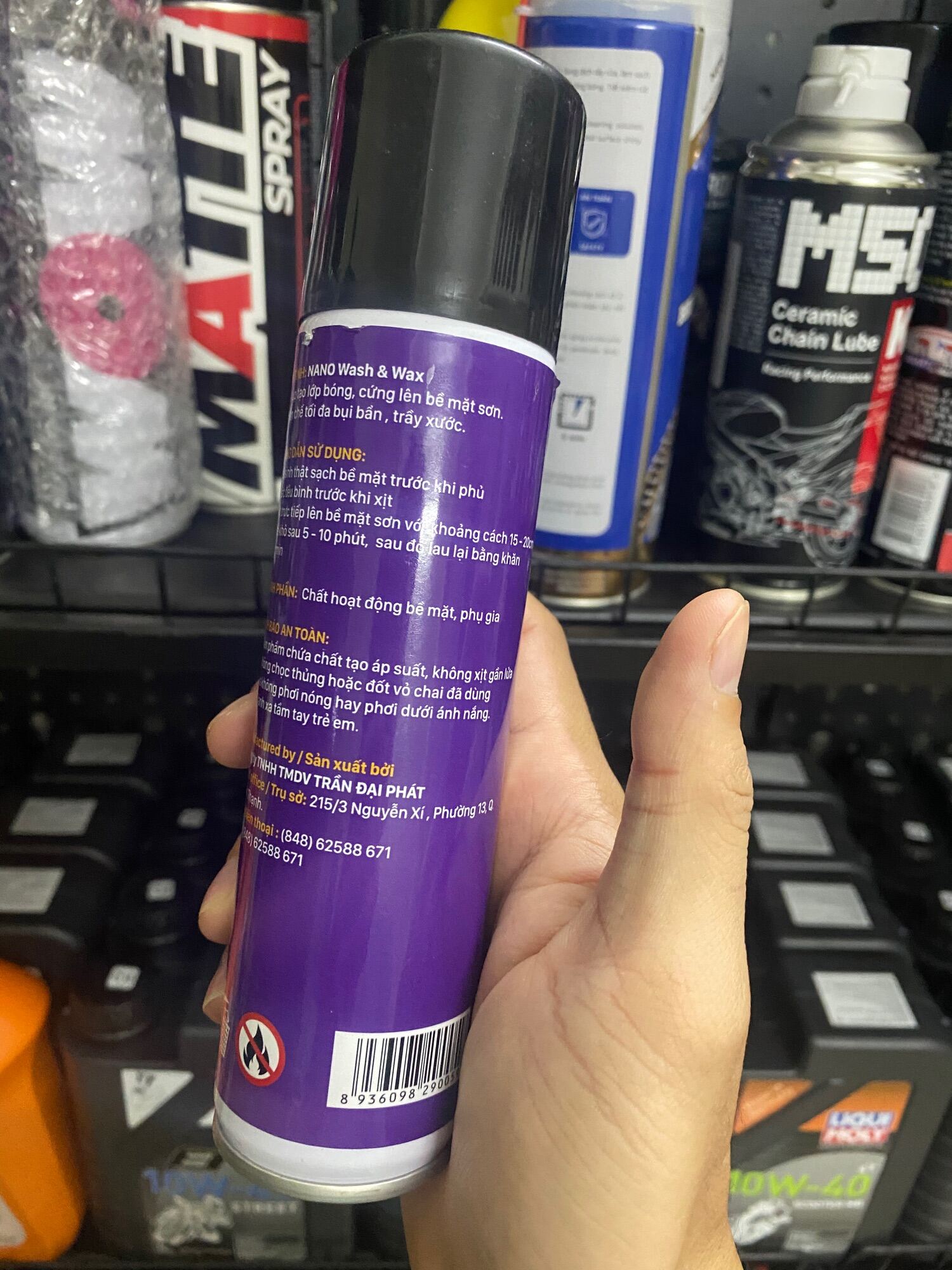 [Tặng khăn]Làm đẹp dàn áo tân trang xe SPRAYKING NANO