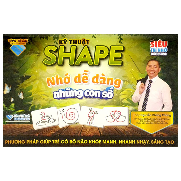 Fahasa - flashcard kỹ thuật shape - nhớ dễ dàng những con số