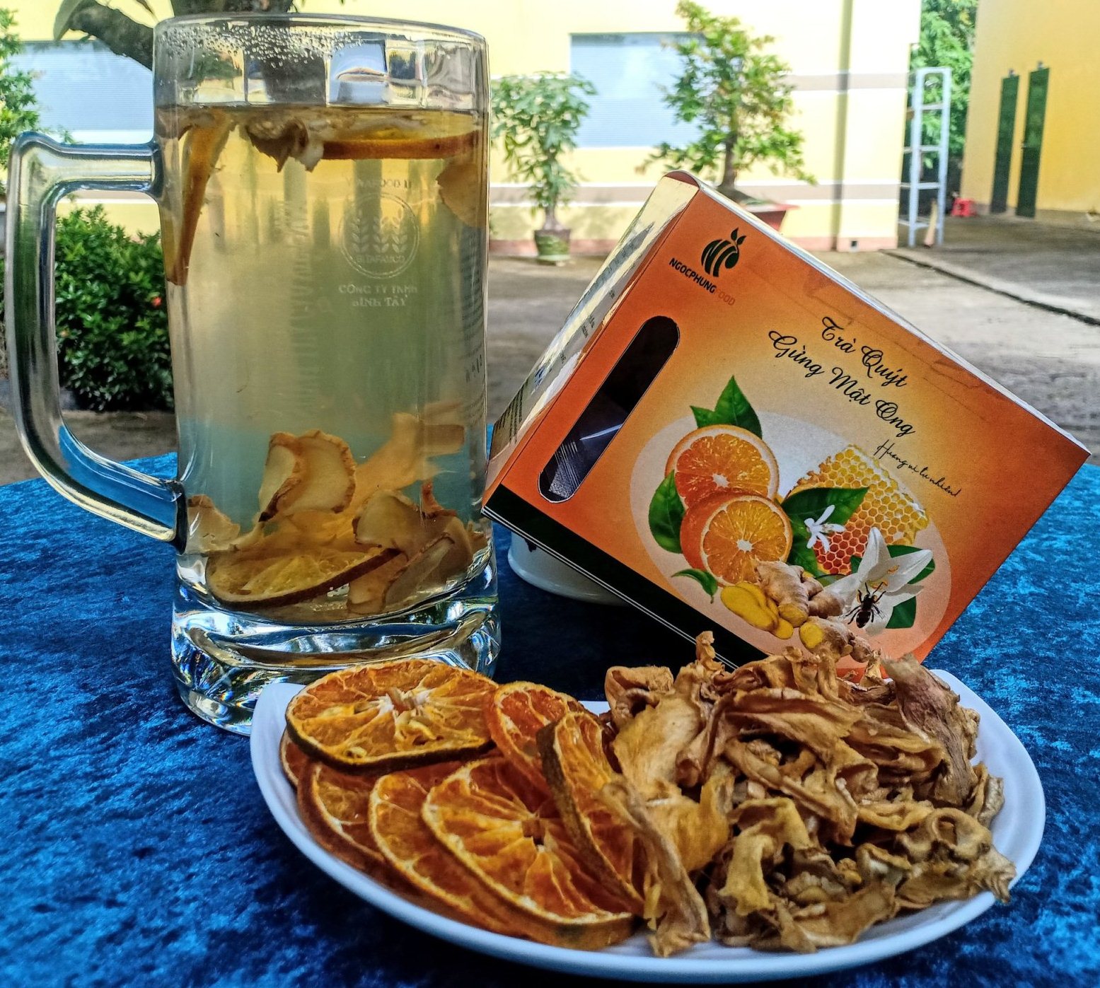Trà Quýt gừng mật ong