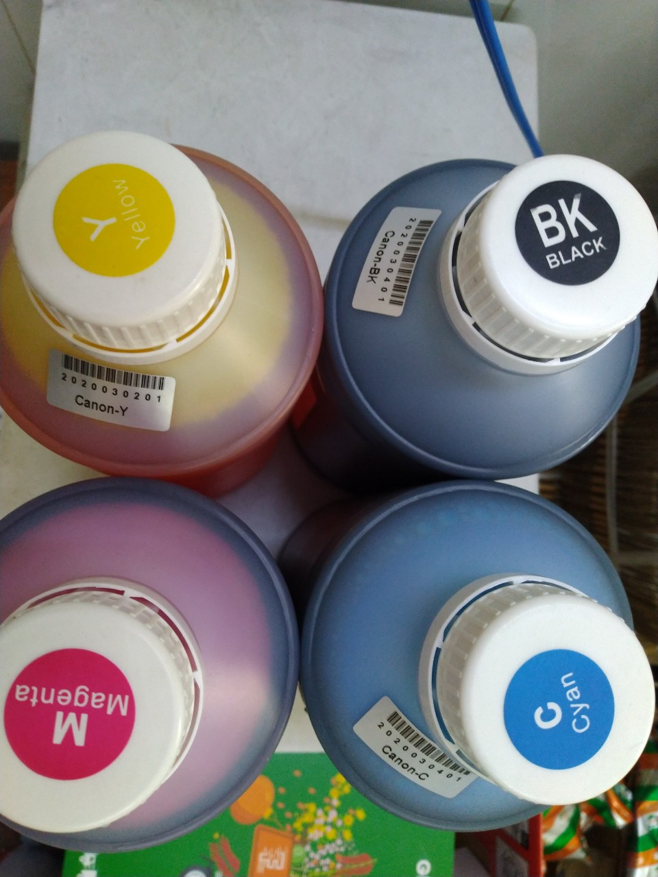 Mực in phun Canon loại 1 lít/ 4 màu dành cho máy in Canon G1010/ G2010/ G3010/ G4010