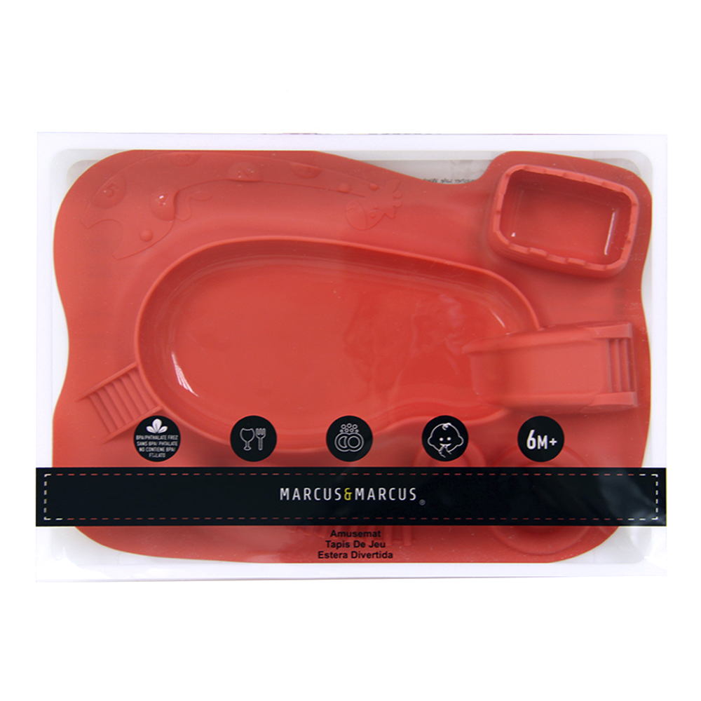 Khay ăn dặm silicon vui nhộn cho bé Marcus & Marcus, từ 6 tháng - Marcus