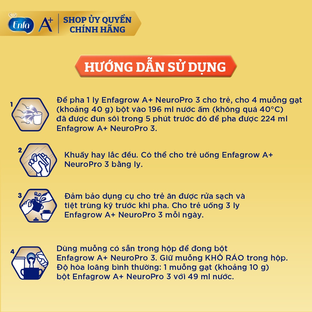 Sữa bột Enfagrow A+ Neuropro số 3 lon 1.7kg