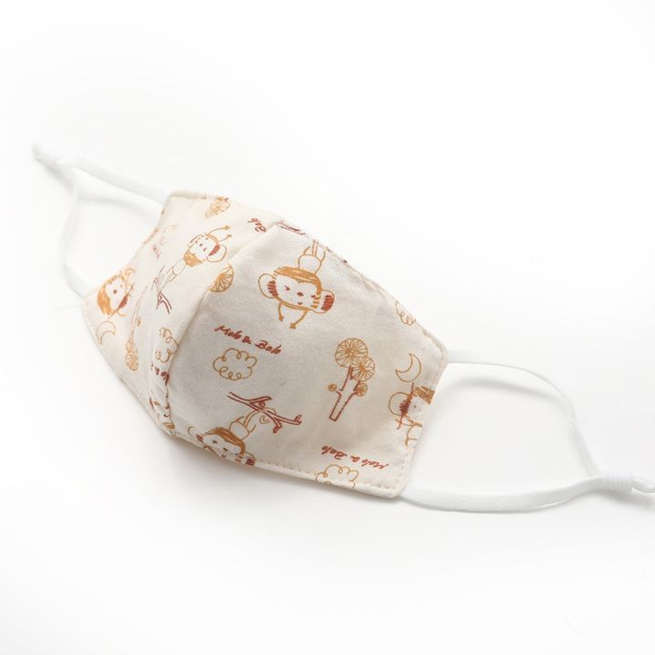 Khẩu trang vải cho bé 2 lớp 100% cotton