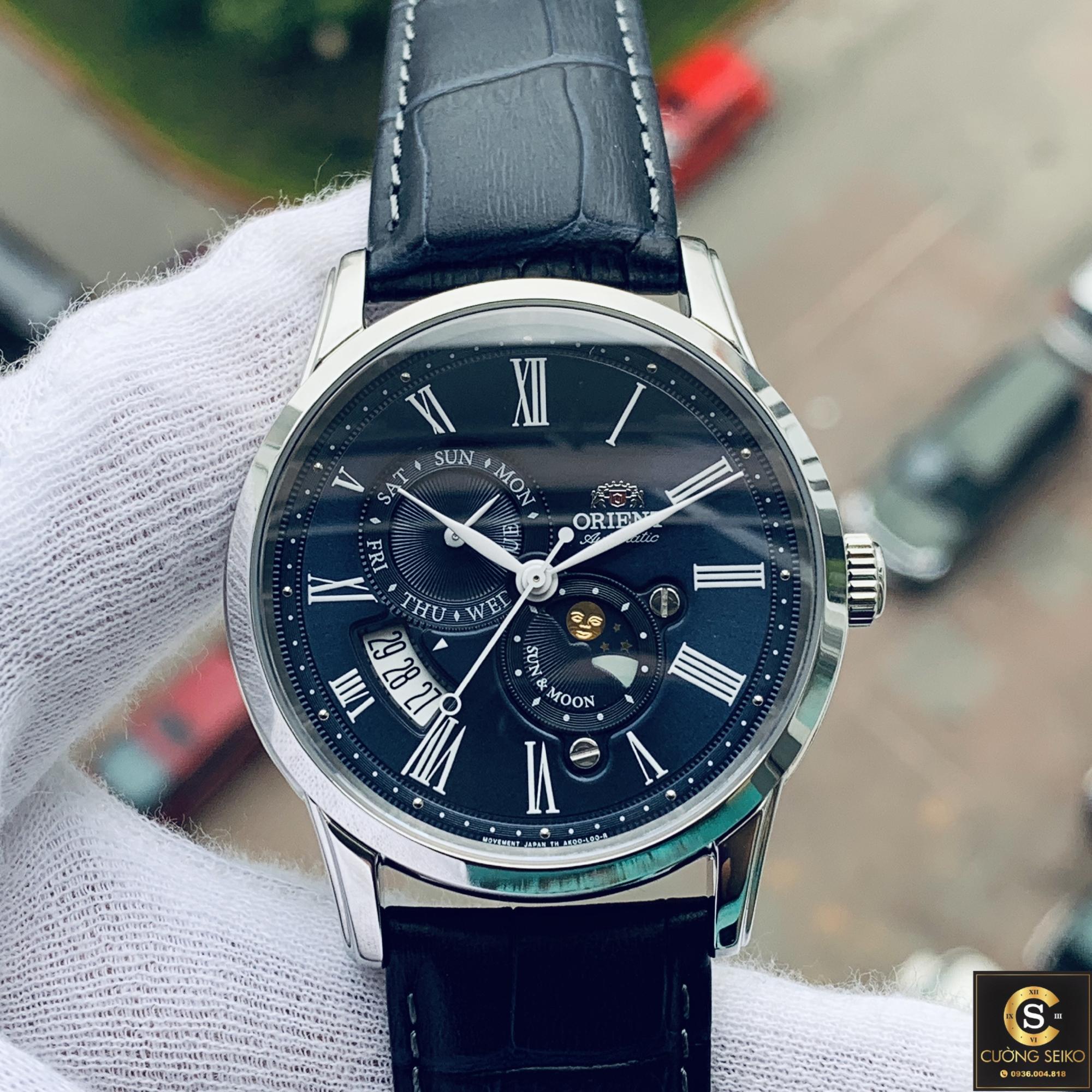 Đồng hồ nam ORIENT Sun and moon SAK00005D0