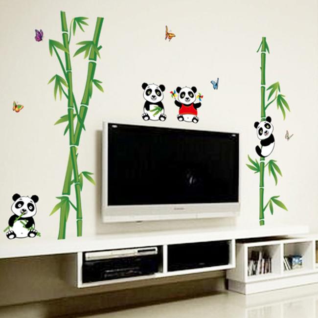 [HCM]DECAL DÁN TƯỜNG GẤU TRÚC