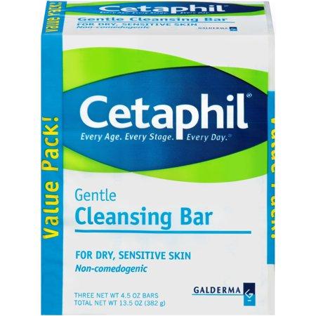 Bánh xà phòng Cetaphil (set 3 bánh) - Cetaphil Gentle Cleansing Bar (Cam kết hàng chuẩn Mỹ)