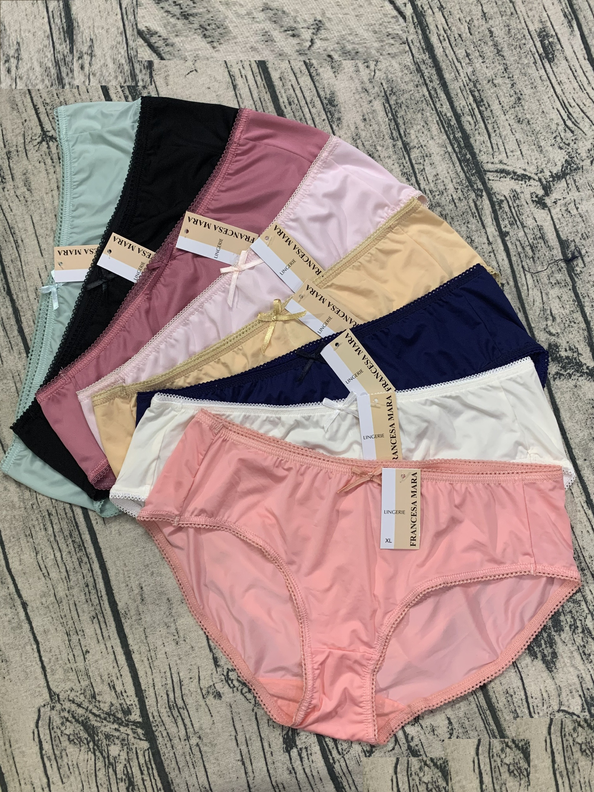 Combo 5 quần lót nữ thun lạnh trơn Mara 638 – Mát lạnh, co giãn 4 chiều, không hằn