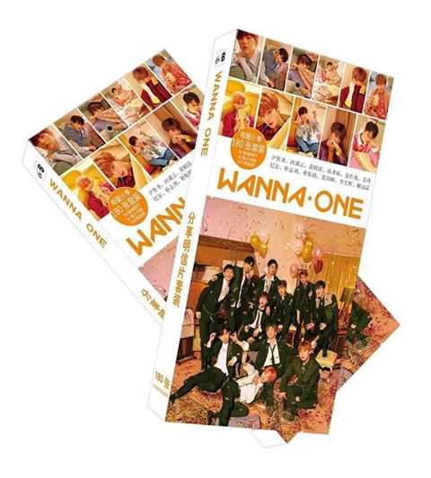 Hộp postcard 180 món WANNA ONE