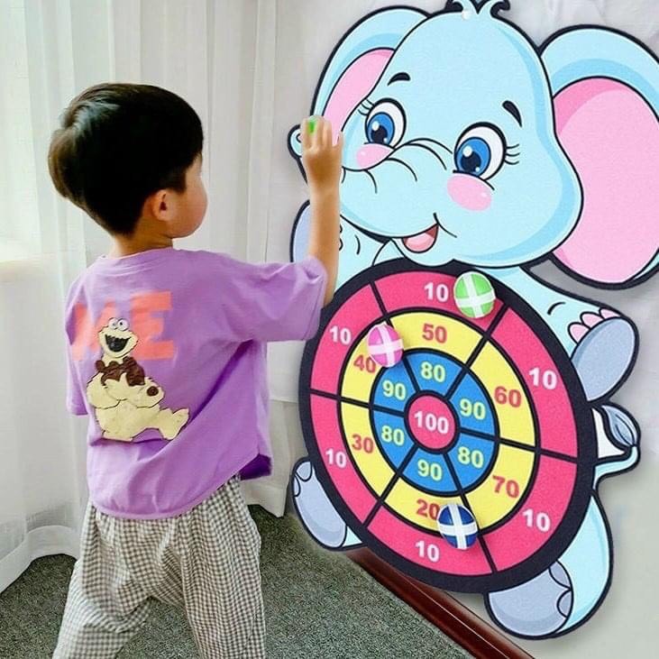 Bảng phi tiêu bóng dính cho bé