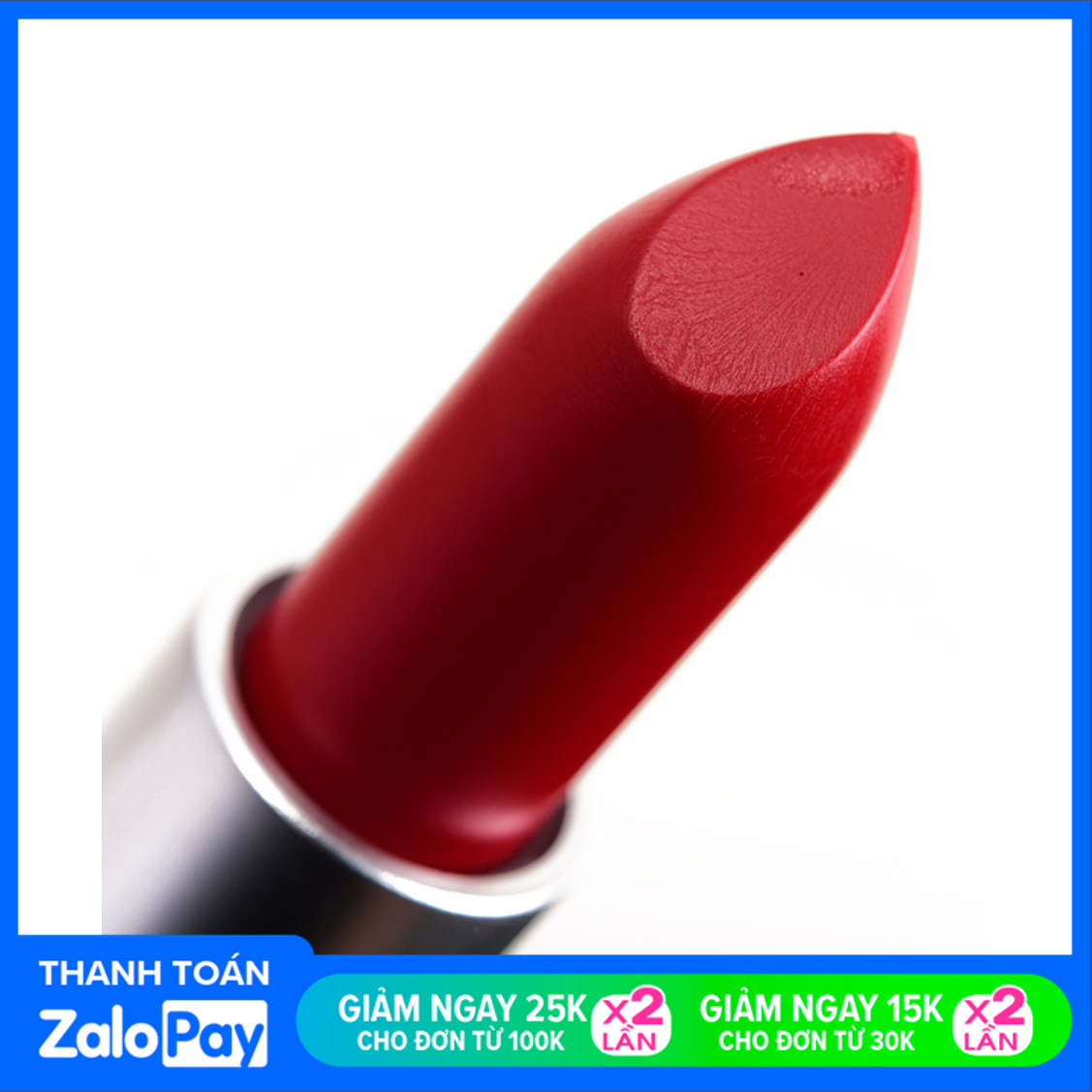 MAC Matte Lipstick 3g Màu Ruby Woo Đỏ Thuần