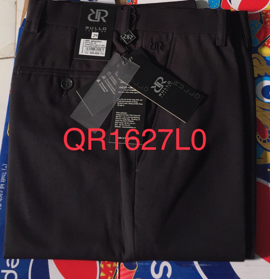 Quần Tây Rullo giá mác 450k sale 300k form tiêu chuẩn