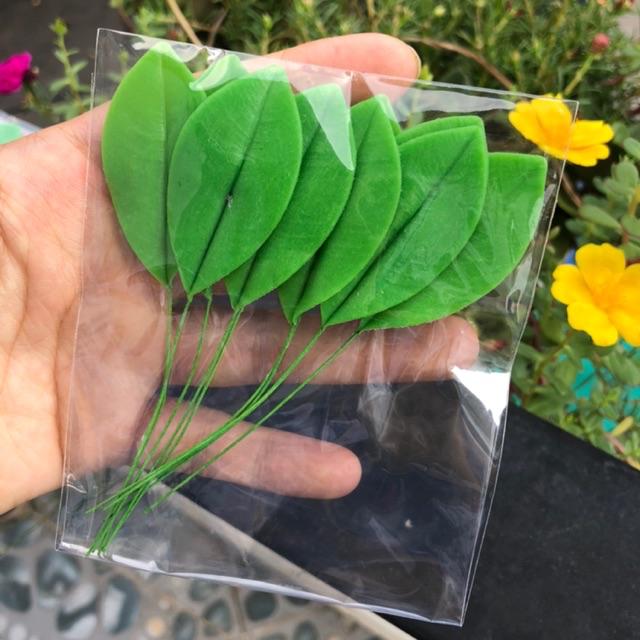 Clay Flower Leaves / Apricot Leaves / Clay Apricot Leaves 25K/10 Pieces