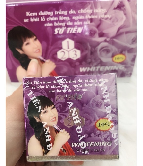 Kem Dưỡng Da Sứ Tiên Tím - 10g