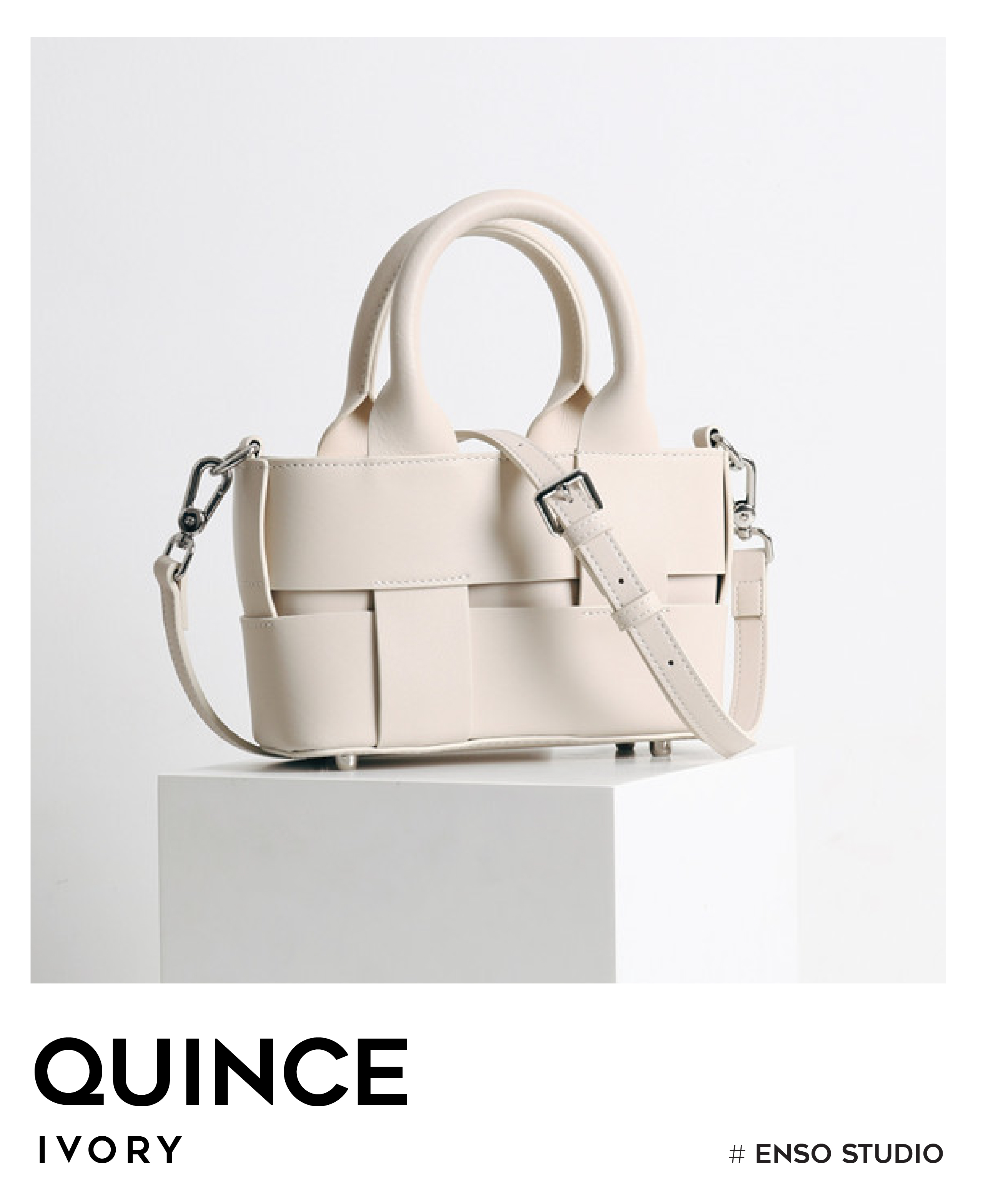 Túi da cao cấp QUINCE BAG ĐEN