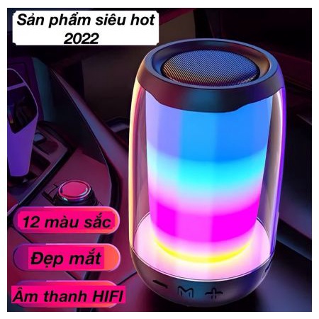 Loa Bluetooth Pluse 4 Mini Đèn Led Theo Nhạc Siêu Hay