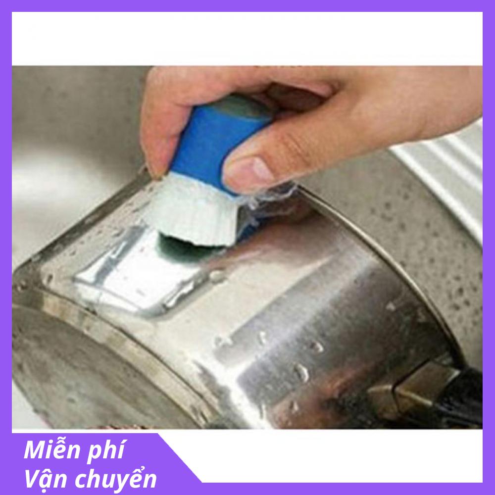 Combo 2 Dụng cụ cọ nồi siêu sạch – sáp cọ chảo nồi xoong