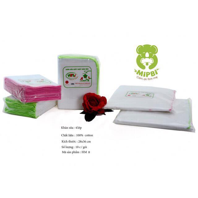 Khăn sữa MiPbi 3 lớp