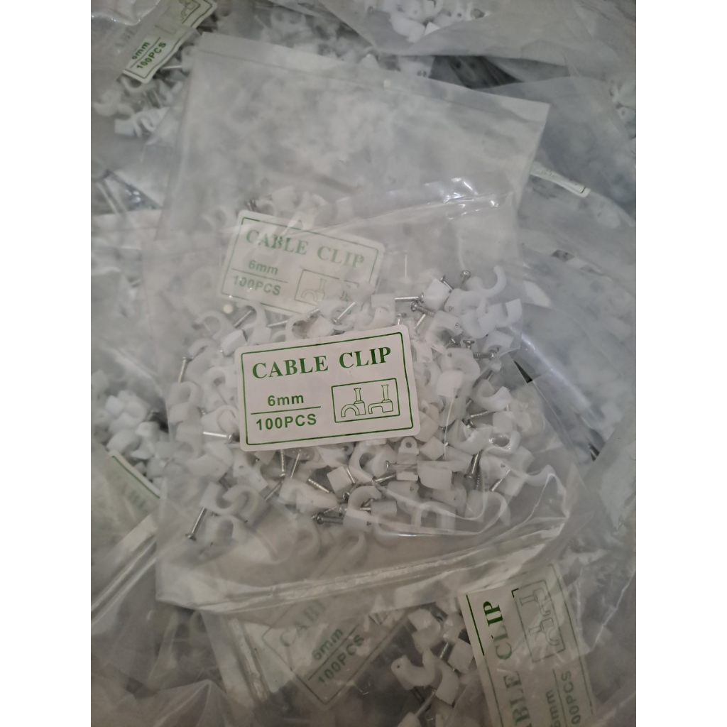 Đinh Ghim Dây Cáp Mạng - Dây Điện ( Túi 100 Cái)