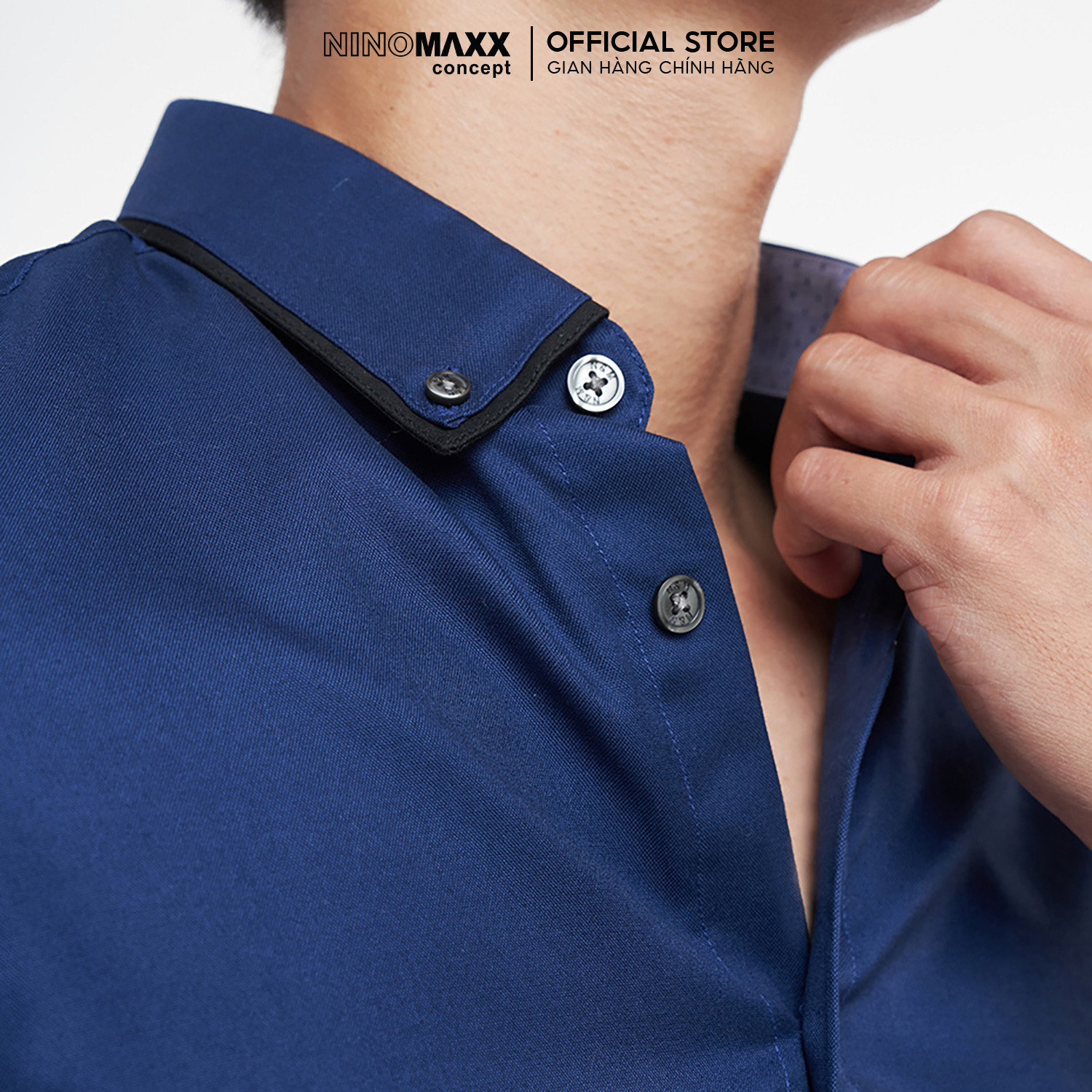 [CÒN SIZE M] Áo Sơ Mi Nam Tay Dài Công Sở Slim Fit N&M Thương Hiệu NINOMAXX 1902020