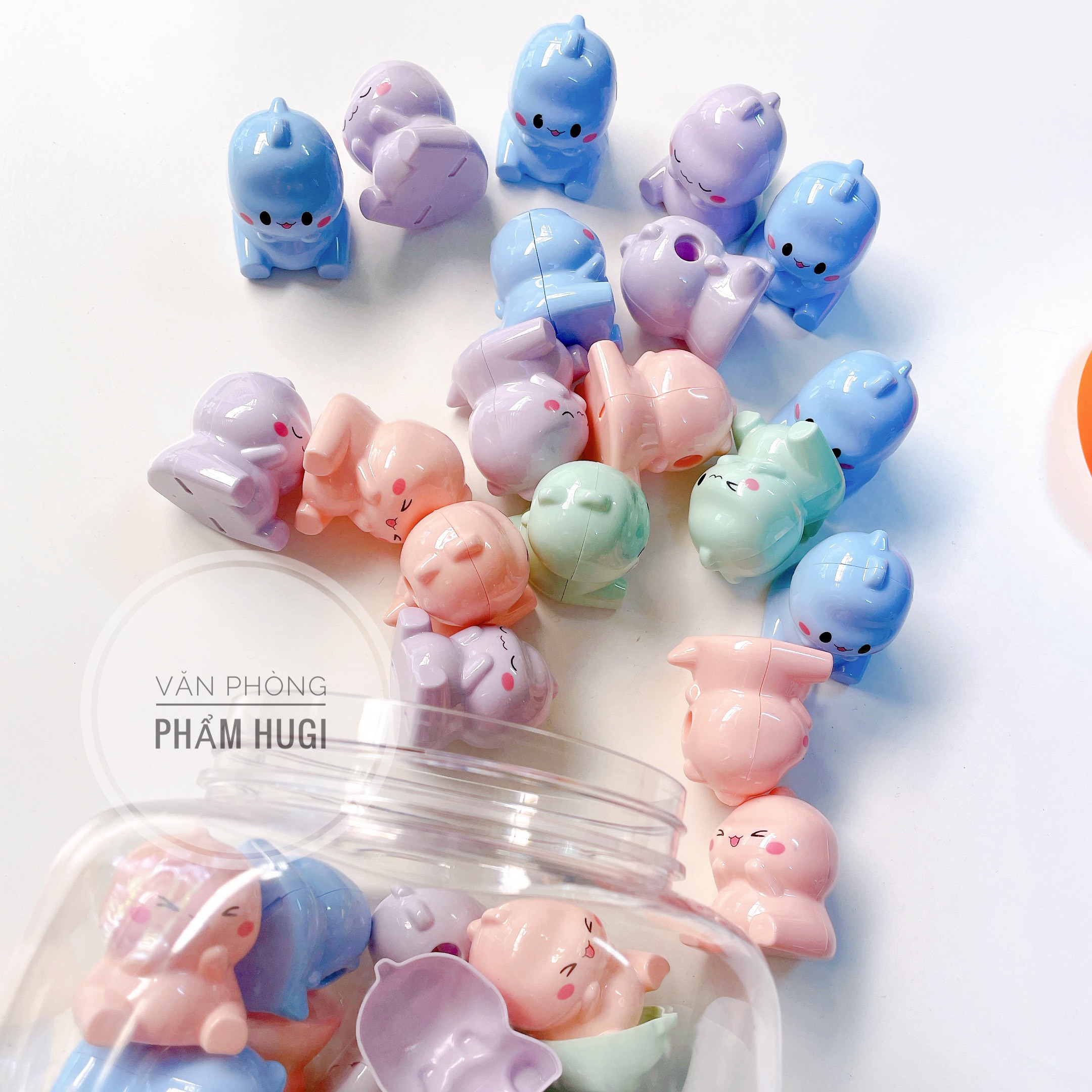 2 PCs cute dinosaur pencil sharpener