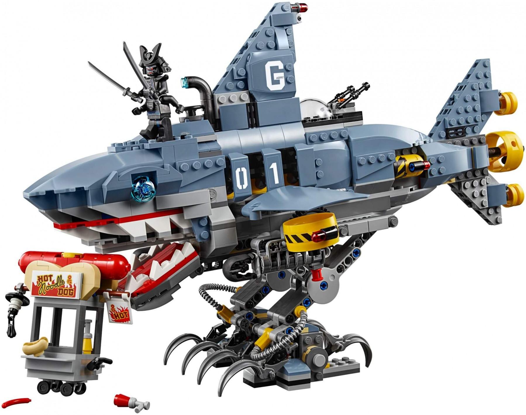 Đồ chơi lắp ráp Lego 70656 - Tàu Ngầm Cá Mập Garmadon