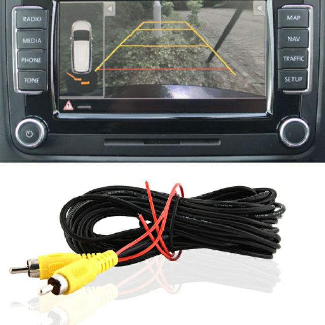 Bộ Dây camera lùi 6m 10m 15m jack bông sen