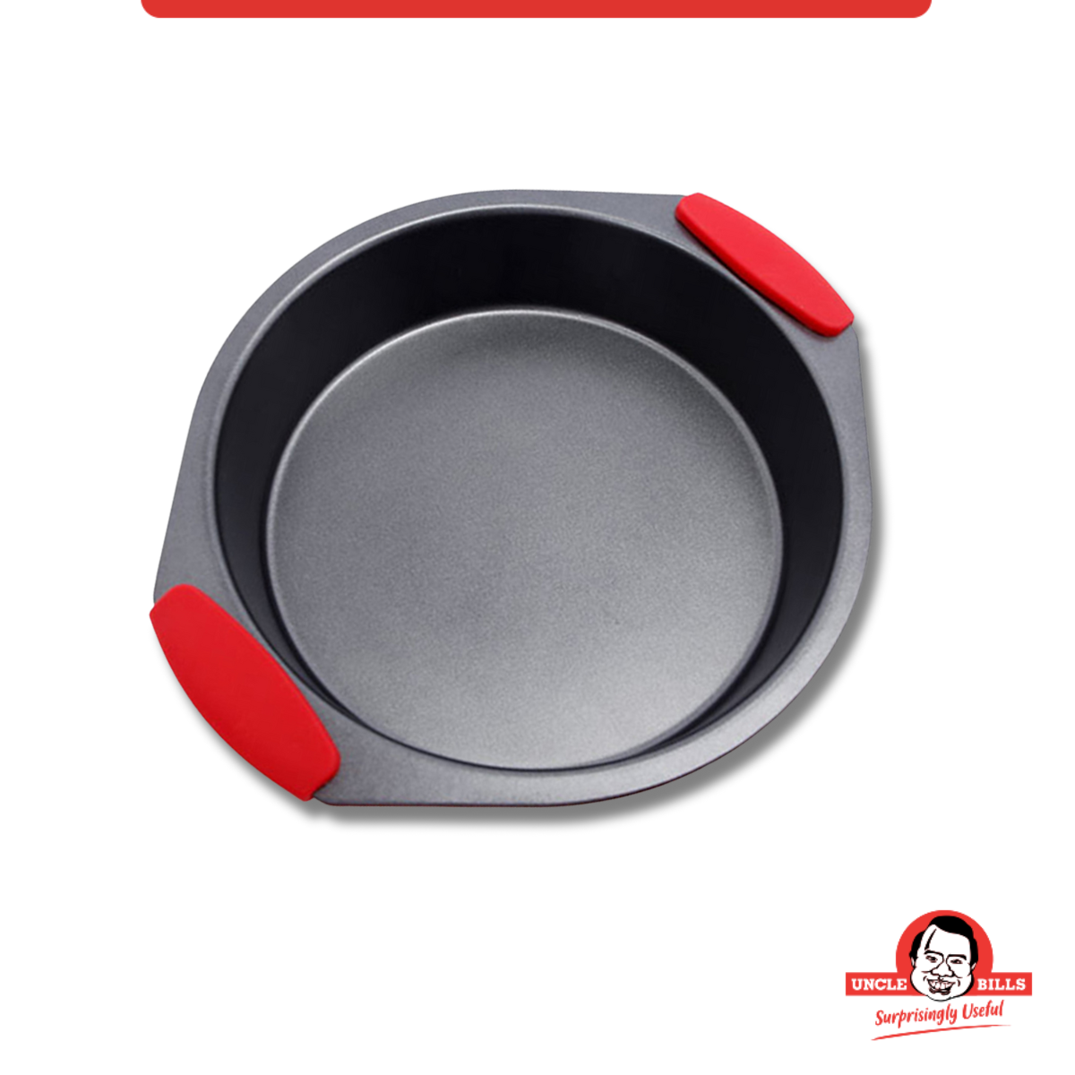 Baking tray round shape with handle Silicon uncle bills KC0291
