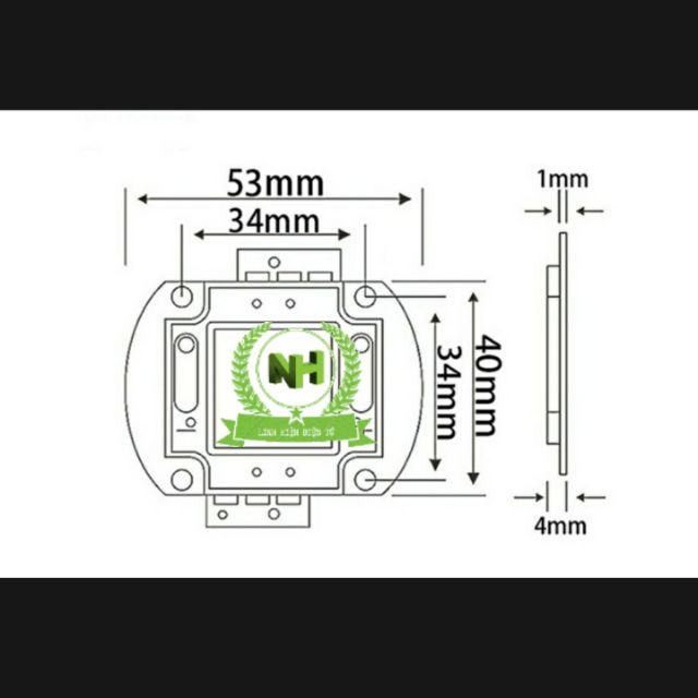 Nhân Led Chip Led 36V DC (20W, 30W, 50W, 100W ) đủ công suất