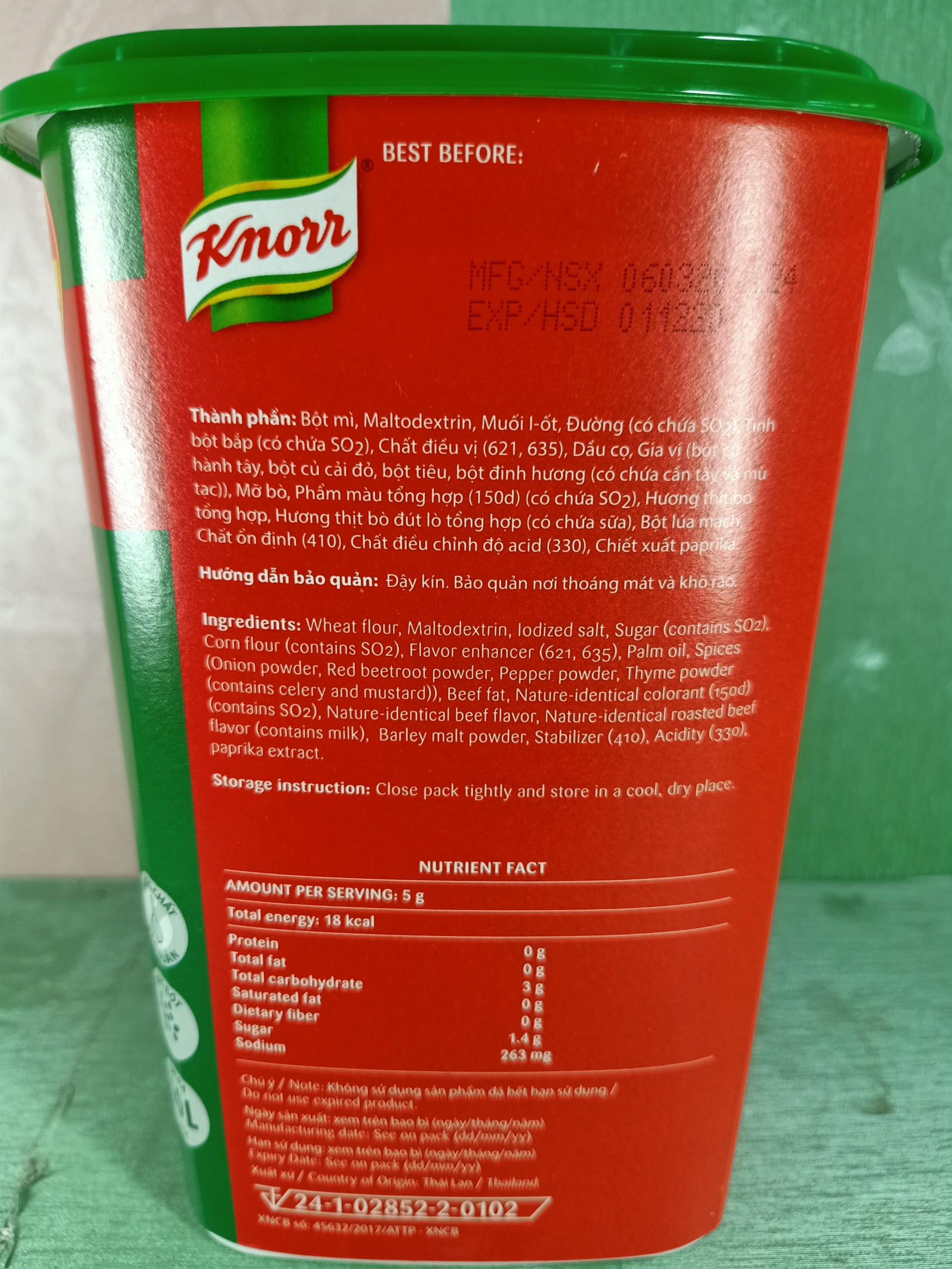 Bột Sốt Nâu Demi Glace 1kg