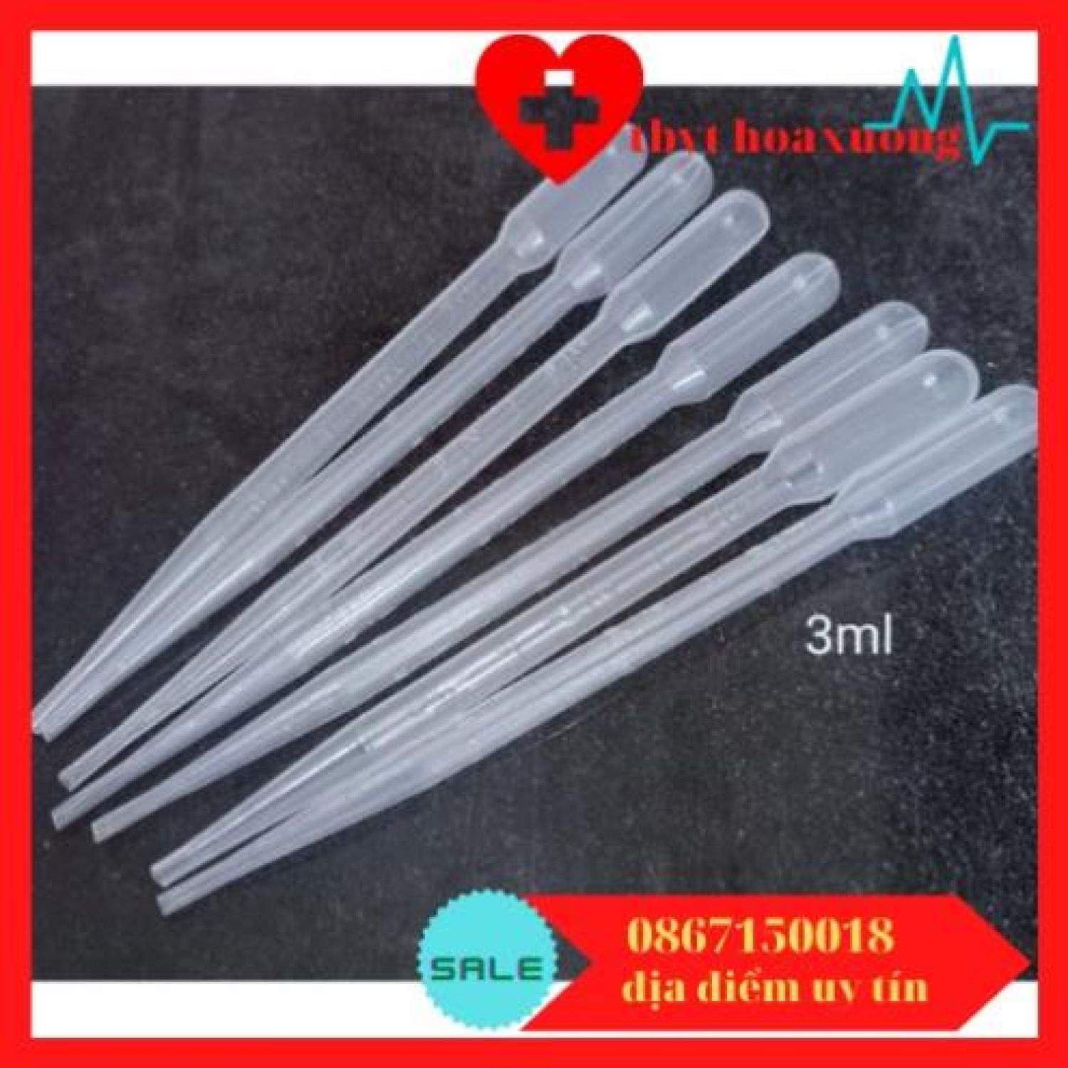 Pipet nhựa 3ml - pipet 3ml hút dung dịch túi 20 ống