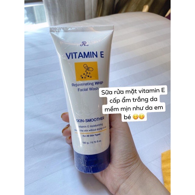 [HCM]Sữa rửa mặt Aron vitamin E Thái Lan