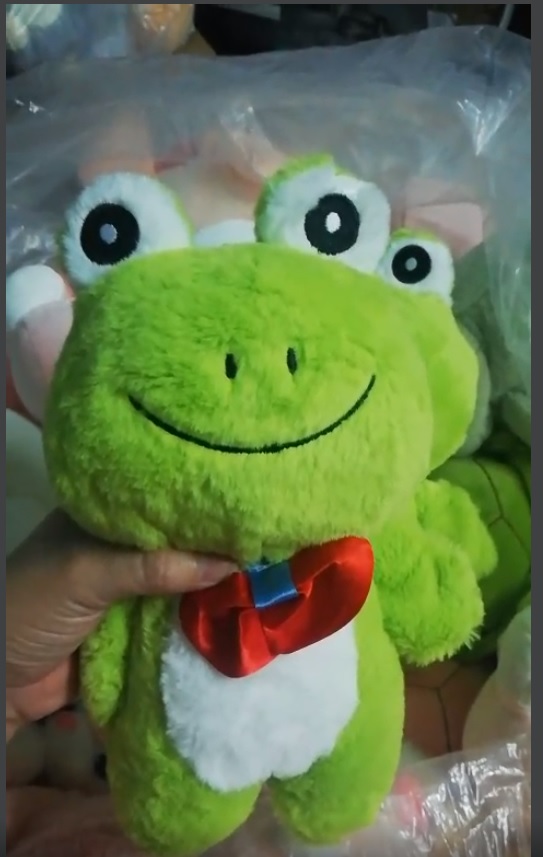 GẤU BÔNG CHÚ ẾCH MÀU XANH