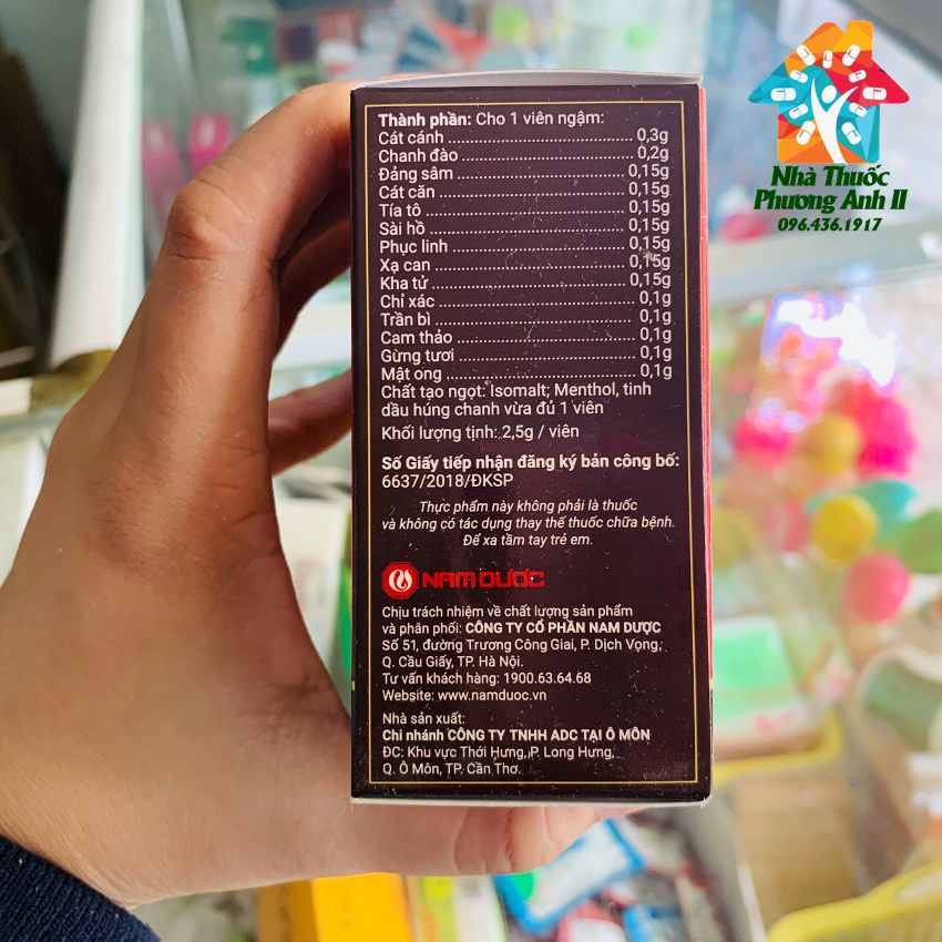 Kẹo ngậm An Thanh thảo dược