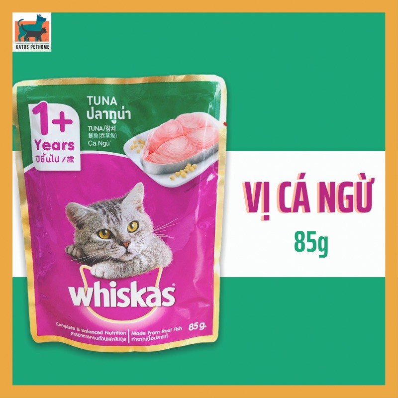 PATE WHISKAS CHO MÈO GÓI 80GR