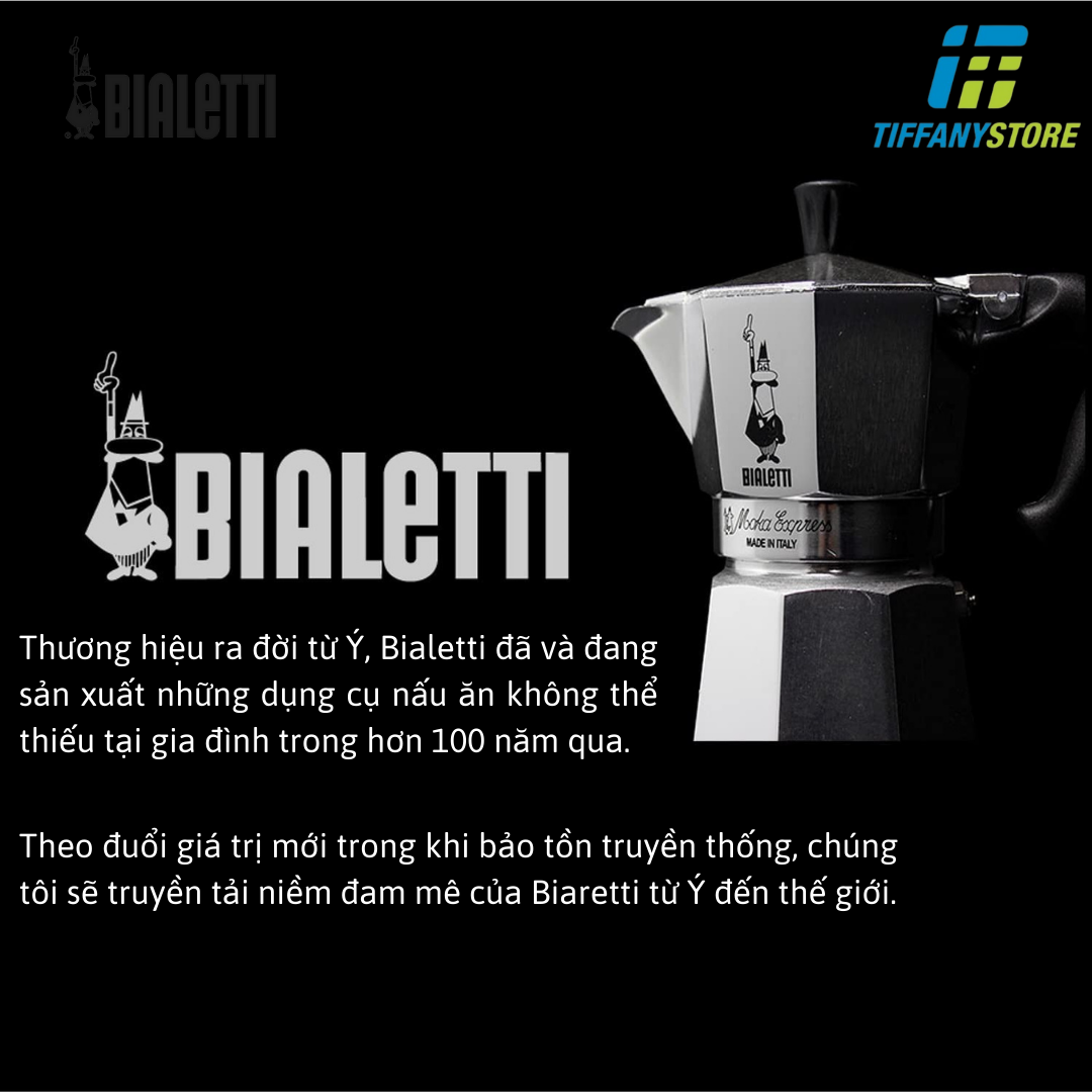 [HCM]Ấm pha cà phê Bialetti Moka Express - Made in Italy