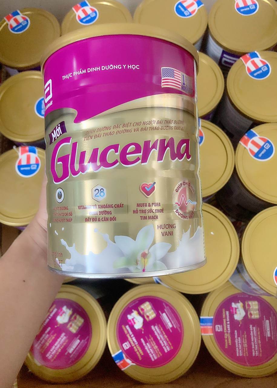 Sữa Bột Abbott Glucerna Hương Vani Lon 850g - HSD luôn mới ( Dành cho người bệnh tiểu đường)