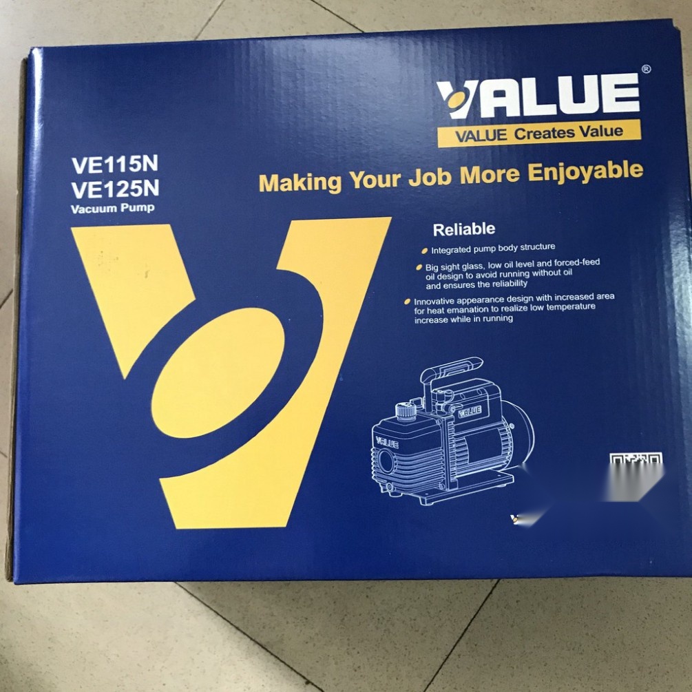 MÁY HÚT CHÂN KHÔNG VALUE 3.0 CFM (MODEL: VE125N)