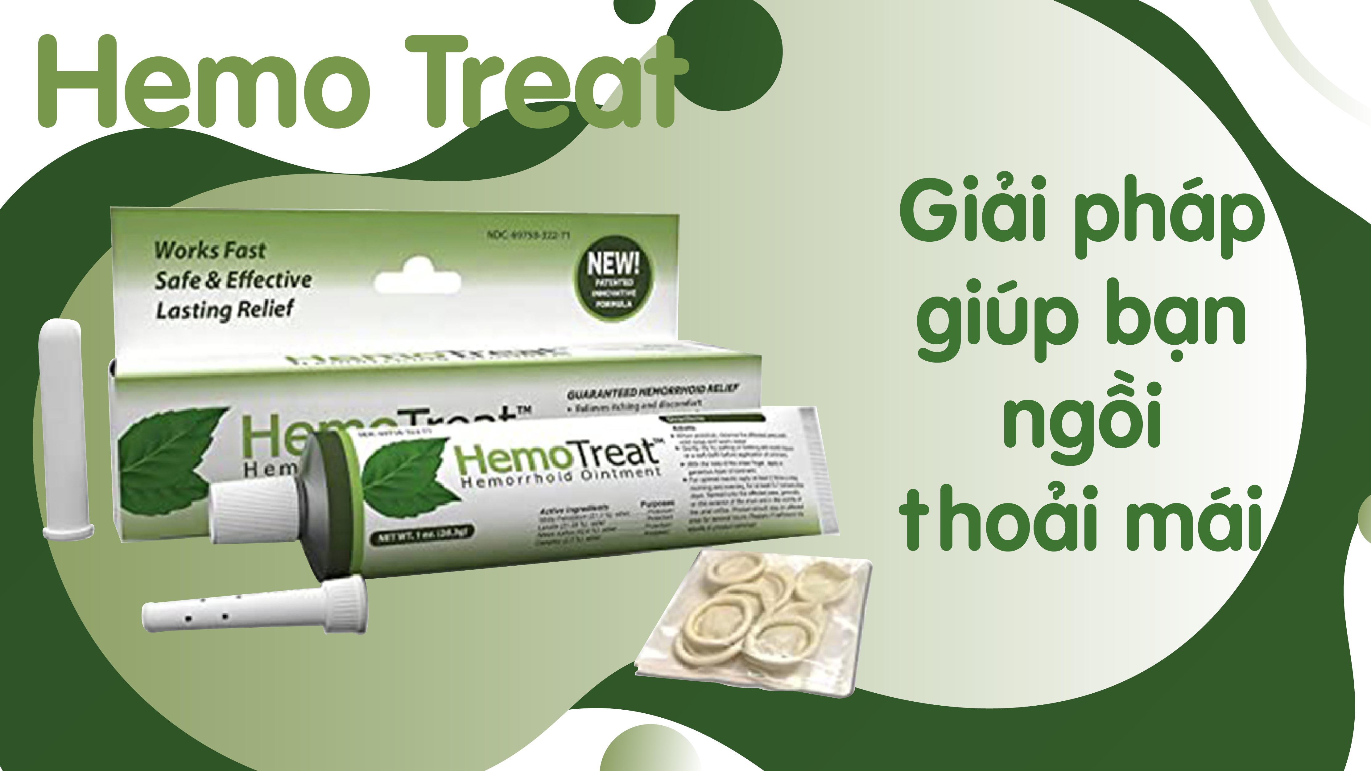 Sản Phẩm HemoTreat H - Gel bôi trĩ 25ml