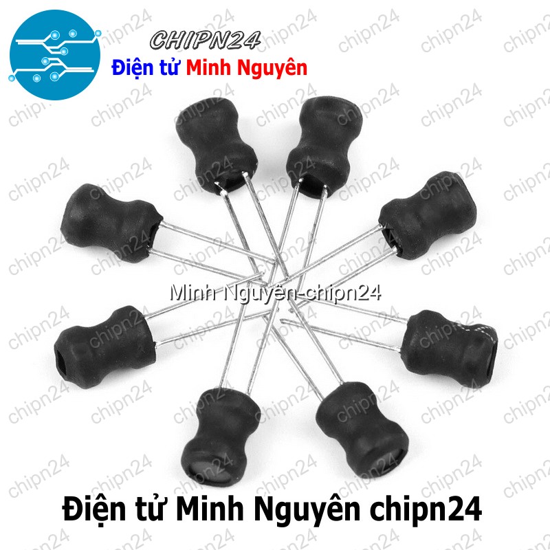 [4 cái] (K227) Cuộn cảm cắm 8x10mm DIP 0810 (1uH/2.2uH/3.3uH/4.7uH/6.8uH/10uH/15uH/22uH/33uH/47uH/68uH)-[Chọn Loại] - HHH.00052